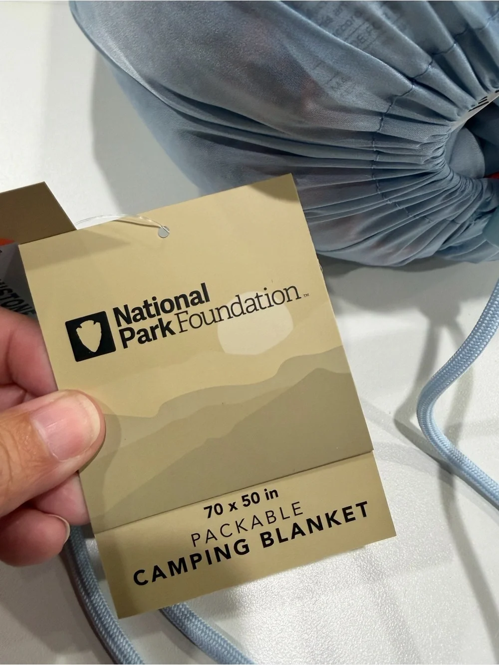 National Park Foundation Packable Camping Blanket Yellowstone NP 70x50